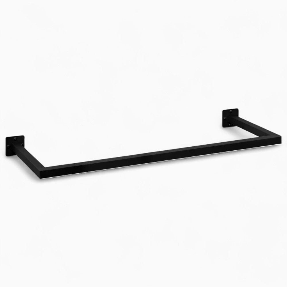 Barre Porte-Manteau Mural Noir, vue 2 sur 5