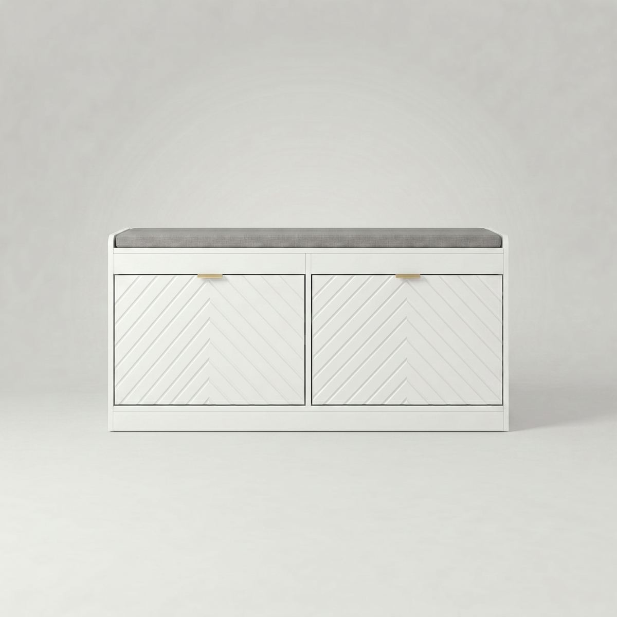 Meuble à Chaussures Blanc Banc Tiroirs, vue 5 sur 5