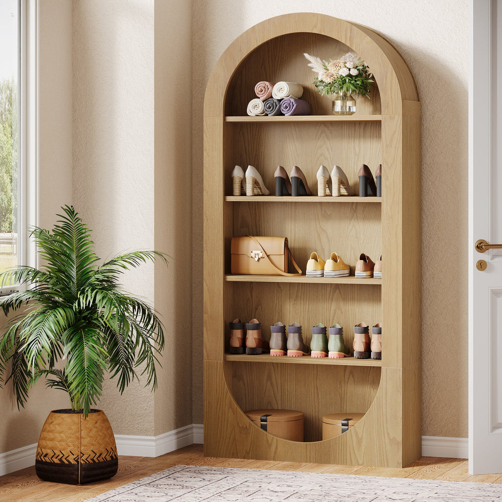 Meuble à Chaussures Bois Clair Arche, vue 3 sur 6