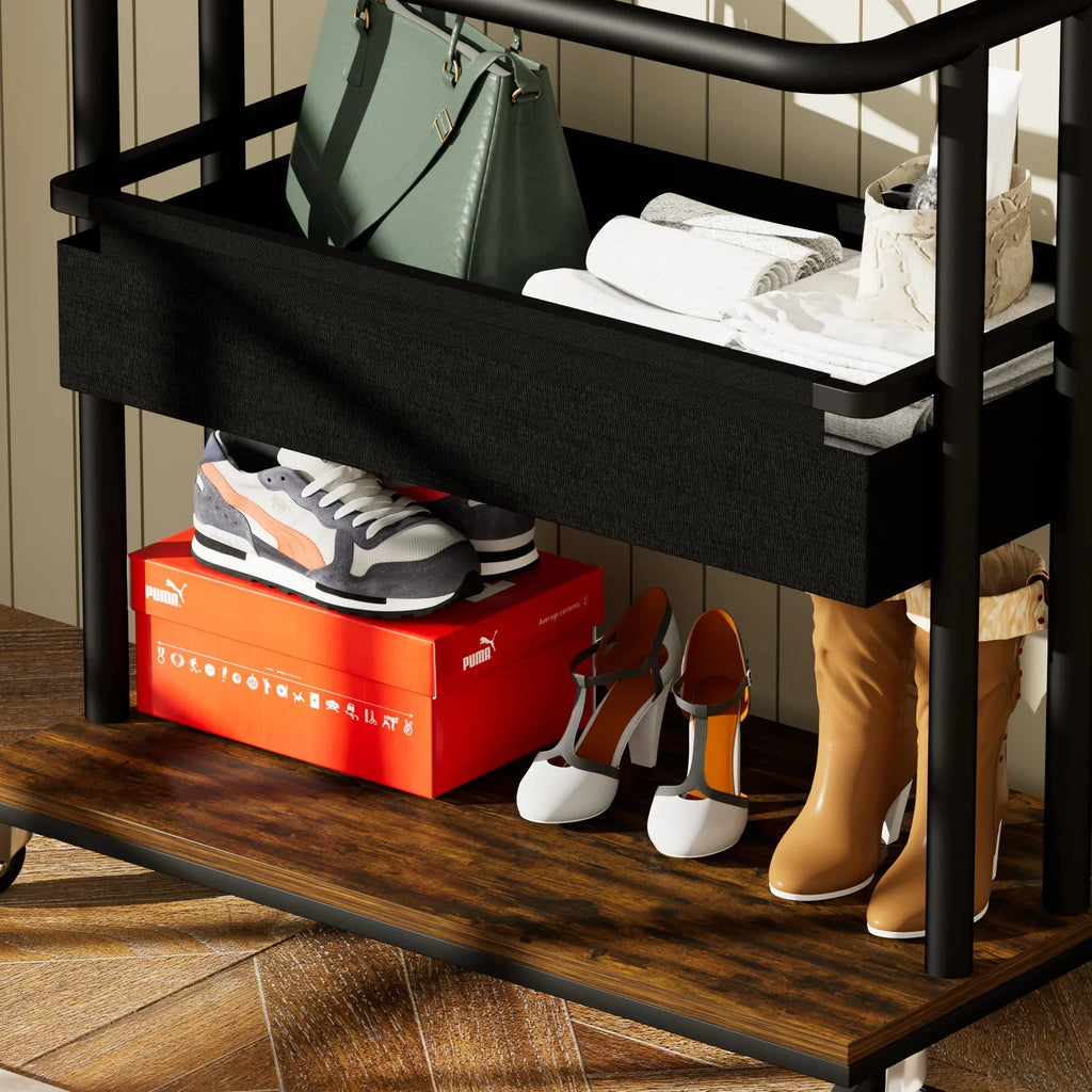 Portant à Vêtements Miroir Mobile, vue 6 sur 8