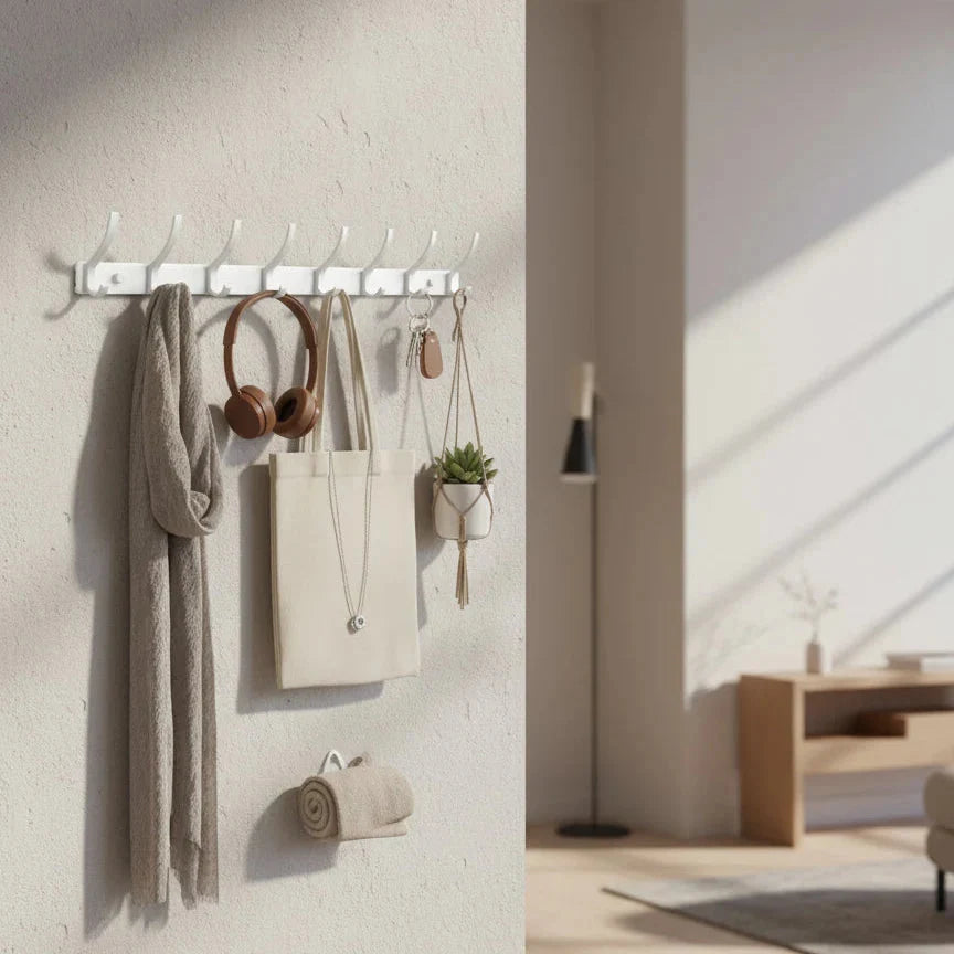Porte-Manteau Blanc Entreprise, vue 3 sur 4