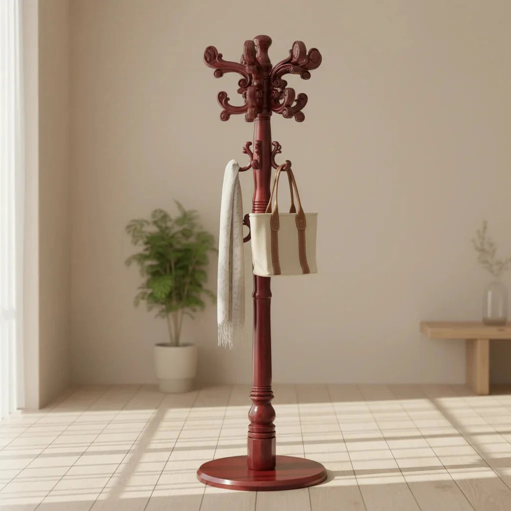 Porte-Manteau Bois Perroquet, vue 2 sur 4