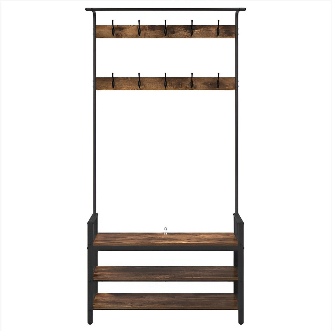 Porte-Manteau Chêne Fumé, vue 3 sur 7