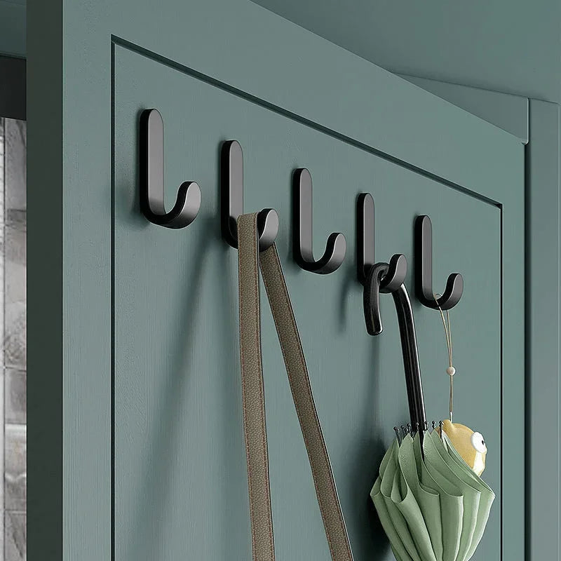 Porte-Manteau de Porte Noir Clips Métal, vue 2 sur 4