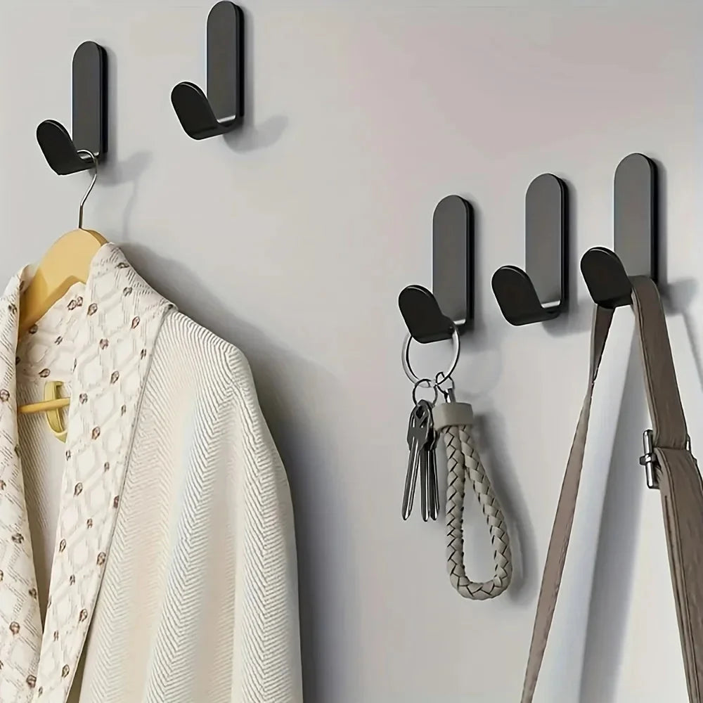Porte-Manteau de Porte Noir Clips Métal, vue 3 sur 4