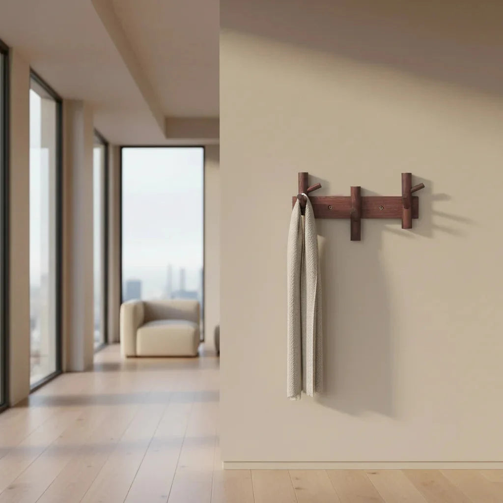Porte-Manteau Marron Branche, vue 4 sur 4