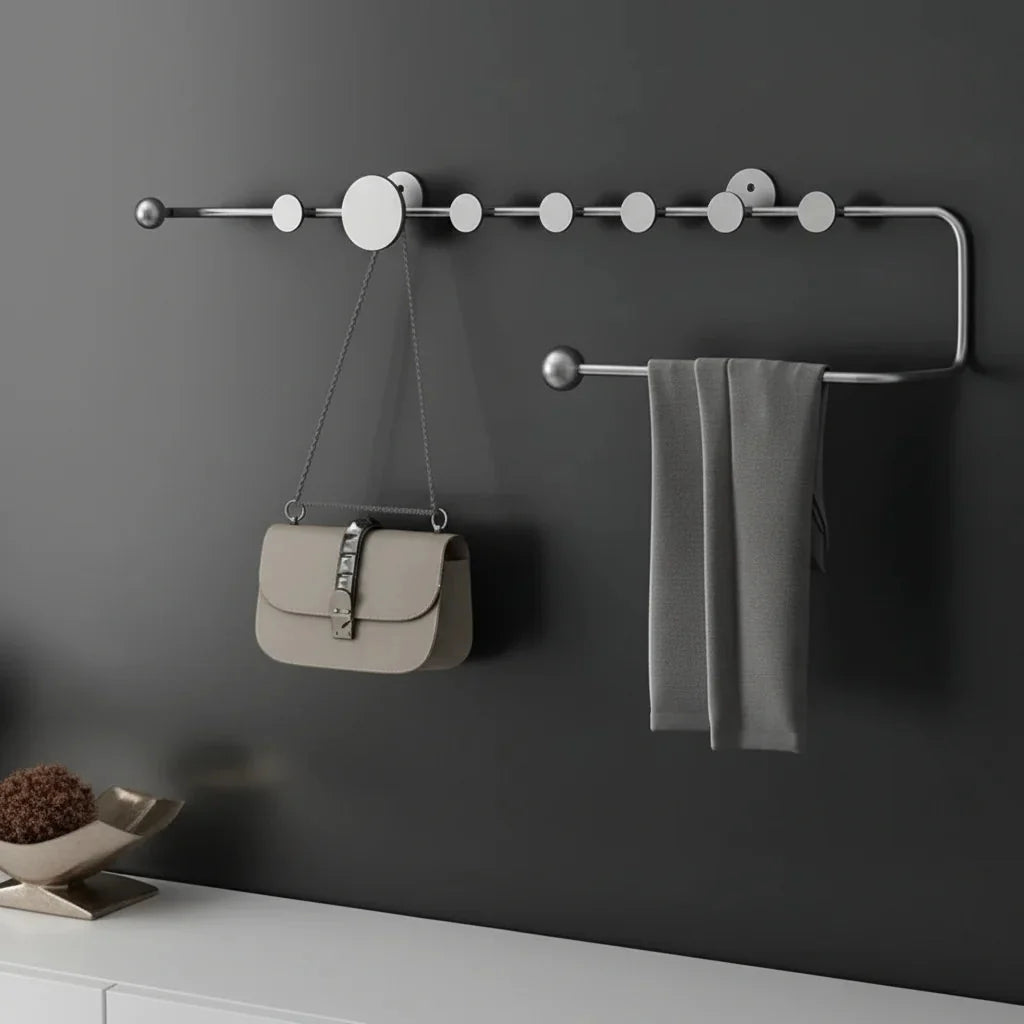 Porte-Manteau Mural Aimanté Sans Perçage, vue 3 sur 5