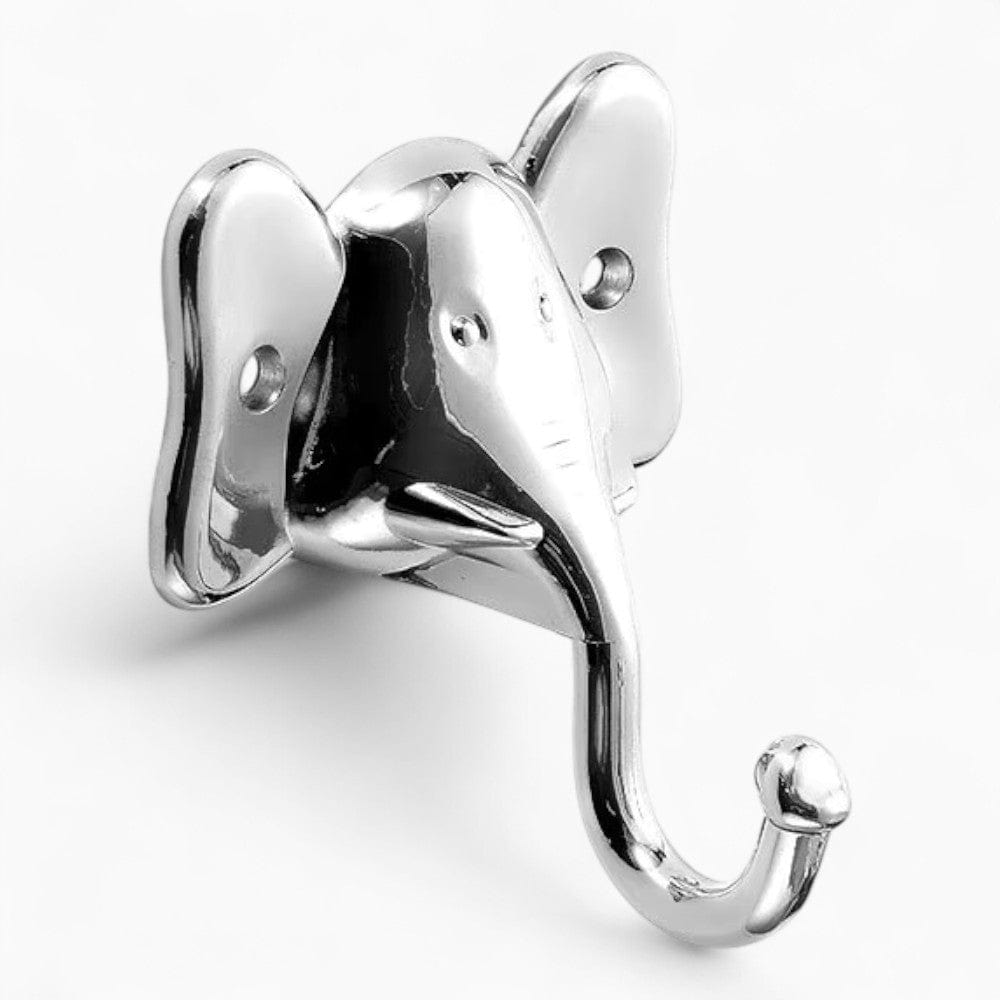 Porte-Manteau Mural Argent Éléphant Enfant, vue 3 sur 4