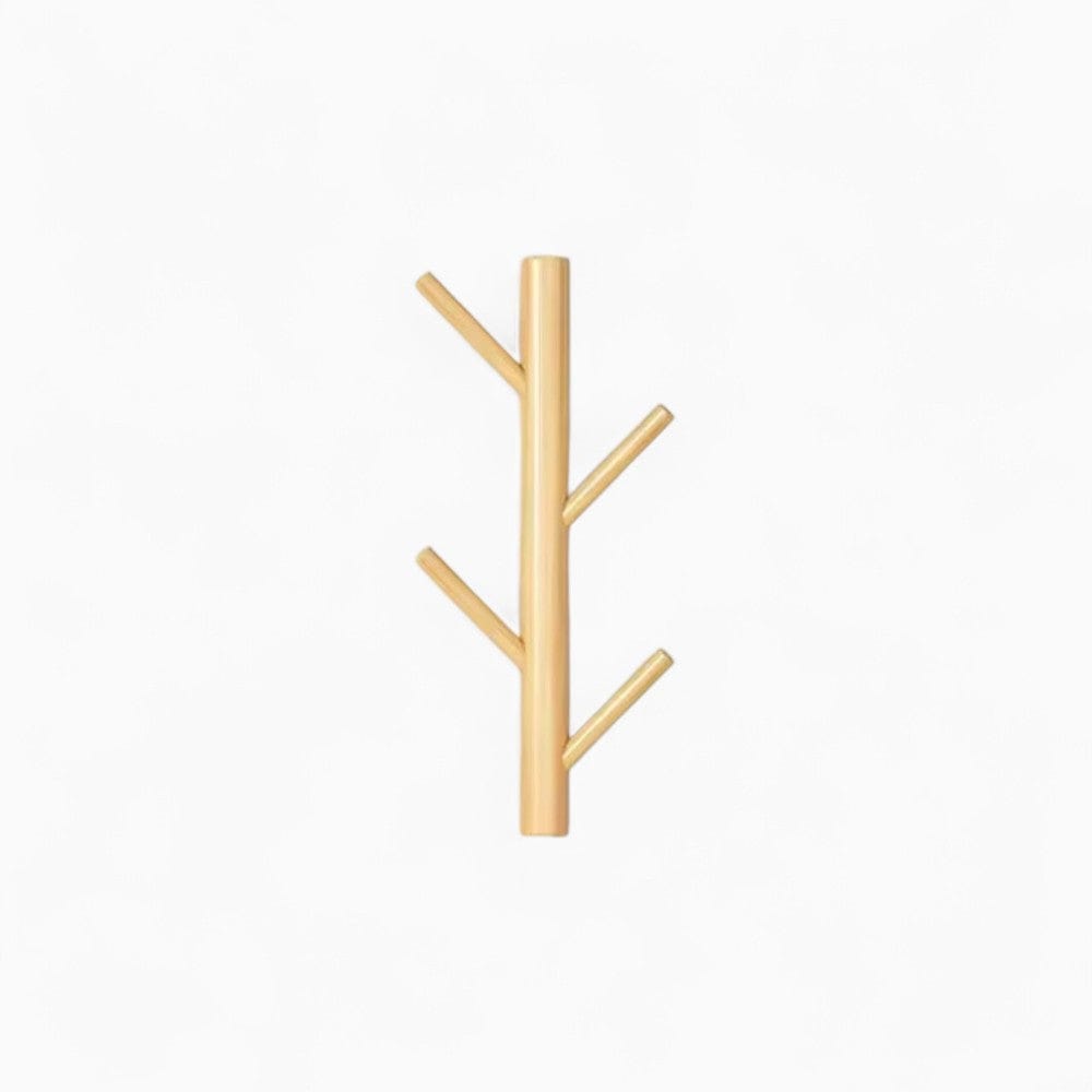Porte-Manteau Mural Beige Bout de Bois, vue 4 sur 4