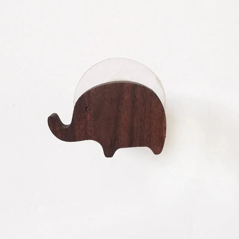 Porte-Manteau Mural Bois Animaux, vue 5 sur 5