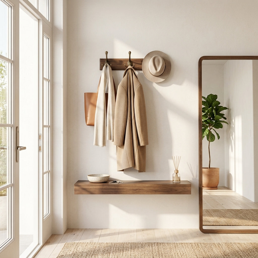 Porte-Manteau Mural Bois Flotté Patère, vue 1 sur 5