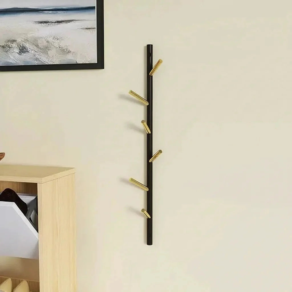 Porte-Manteau Mural Doré Bois Flotté, vue 4 sur 4