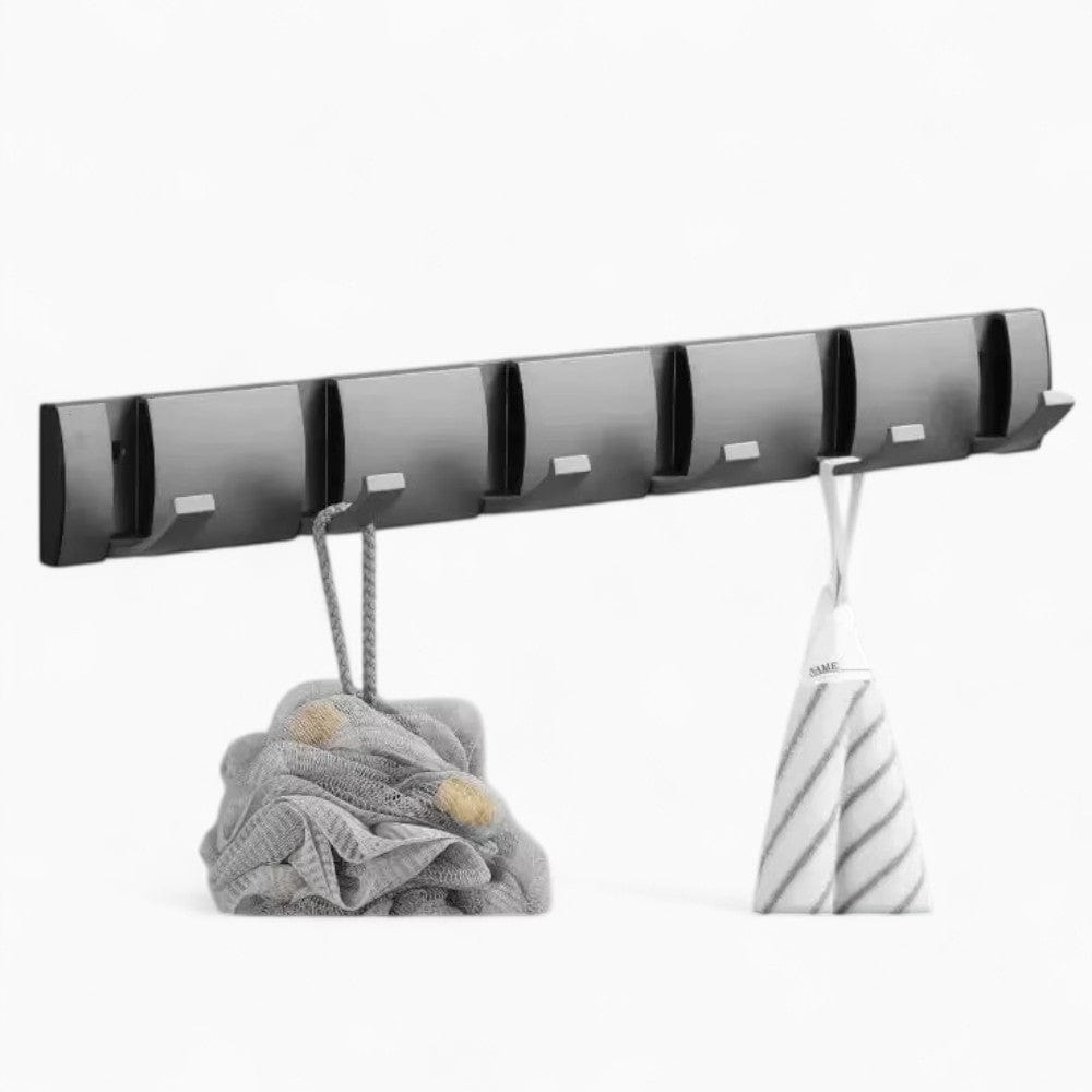 Porte-Manteau Mural Gris Métal Salle de Bain, vue 4 sur 5