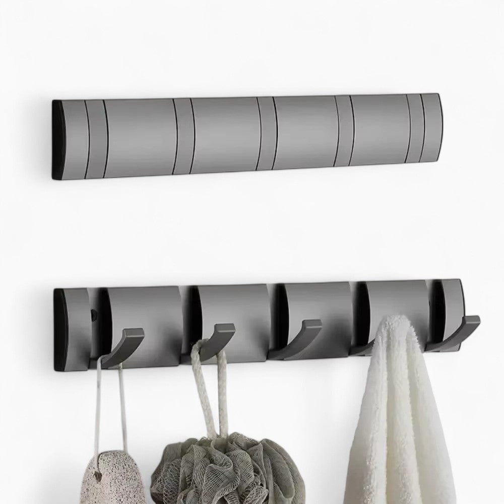Porte-Manteau Mural Gris Métal Salle de Bain, vue 5 sur 5