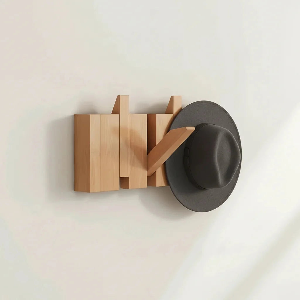 Porte-Manteau Noir Tronc d'Arbre, vue 3 sur 5