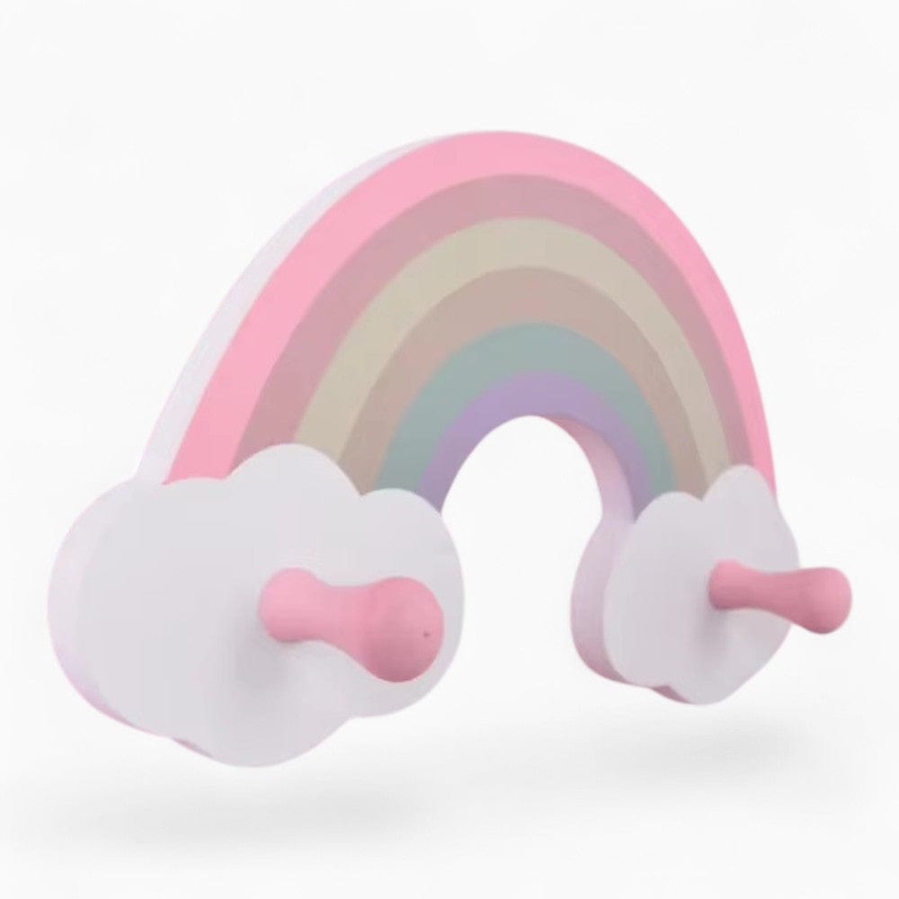 Porte-Manteau Rose Arc-en-Ciel Enfant, vue 4 sur 5