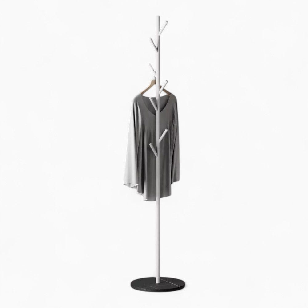 Porte-Manteau sur Pied Blanc Arbre, vue 4 sur 5