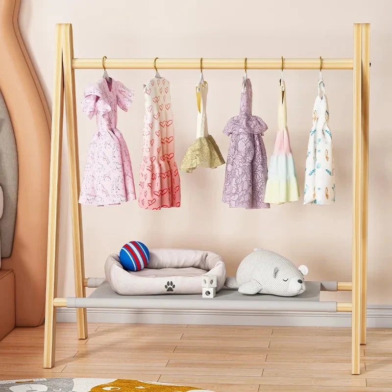 Porte-Manteau sur Pied Bois Bébé, vue 4 sur 5