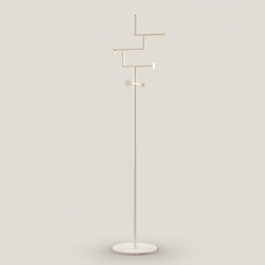 Porte-Manteau sur Pied Escalier Asymétrique, vue 5 sur 6