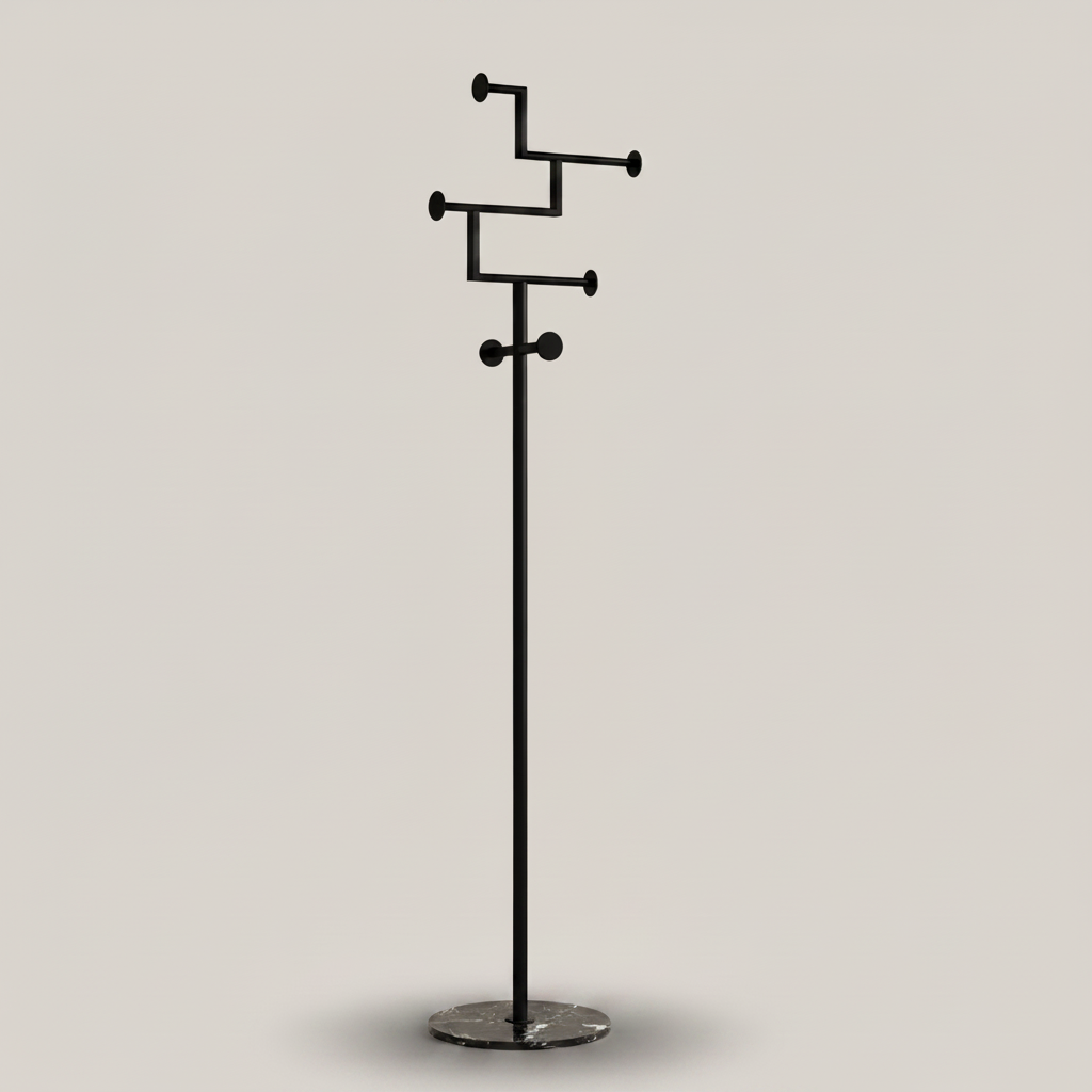 Porte-Manteau sur Pied Escalier Asymétrique, vue 6 sur 6