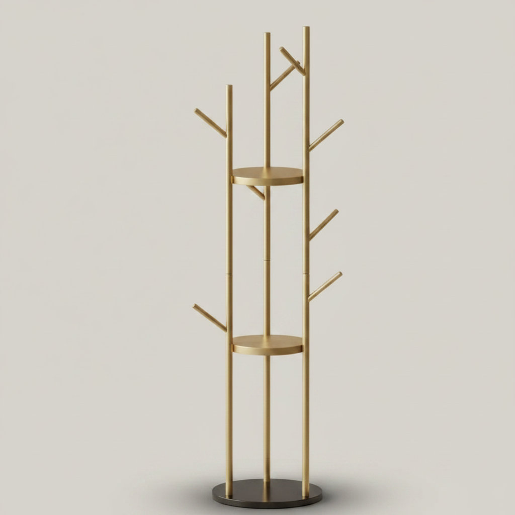 Porte-Manteau sur Pied Métal Salle de Bain, vue 4 sur 6