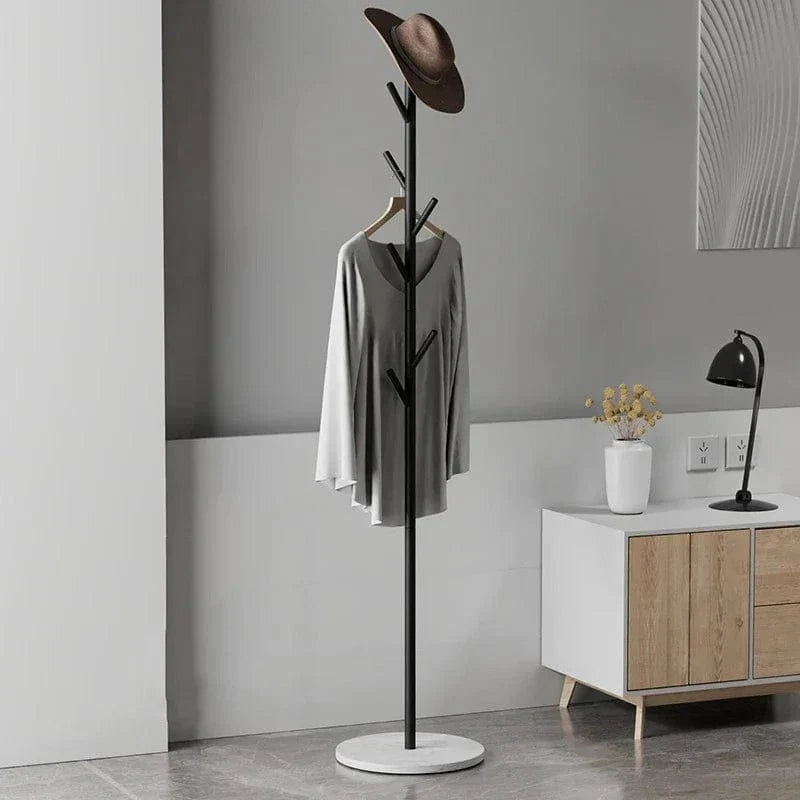 Porte-Manteau sur Pied Noir Arbre Scandinave, vue 2 sur 4