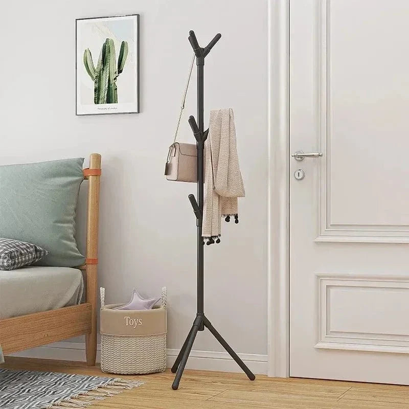 Porte-Manteau sur Pied Noir Arbre Trépied, vue 3 sur 4