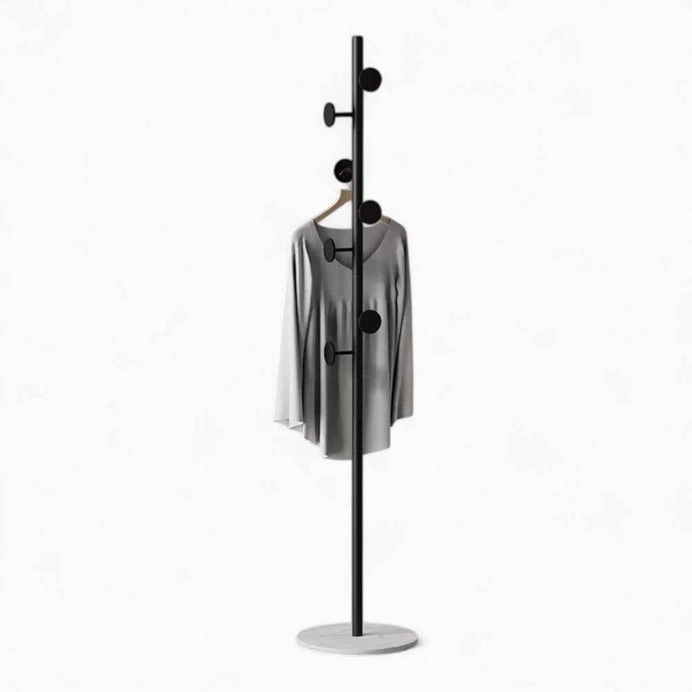 Porte-Manteau sur Pied Noir Boule, vue 3 sur 4