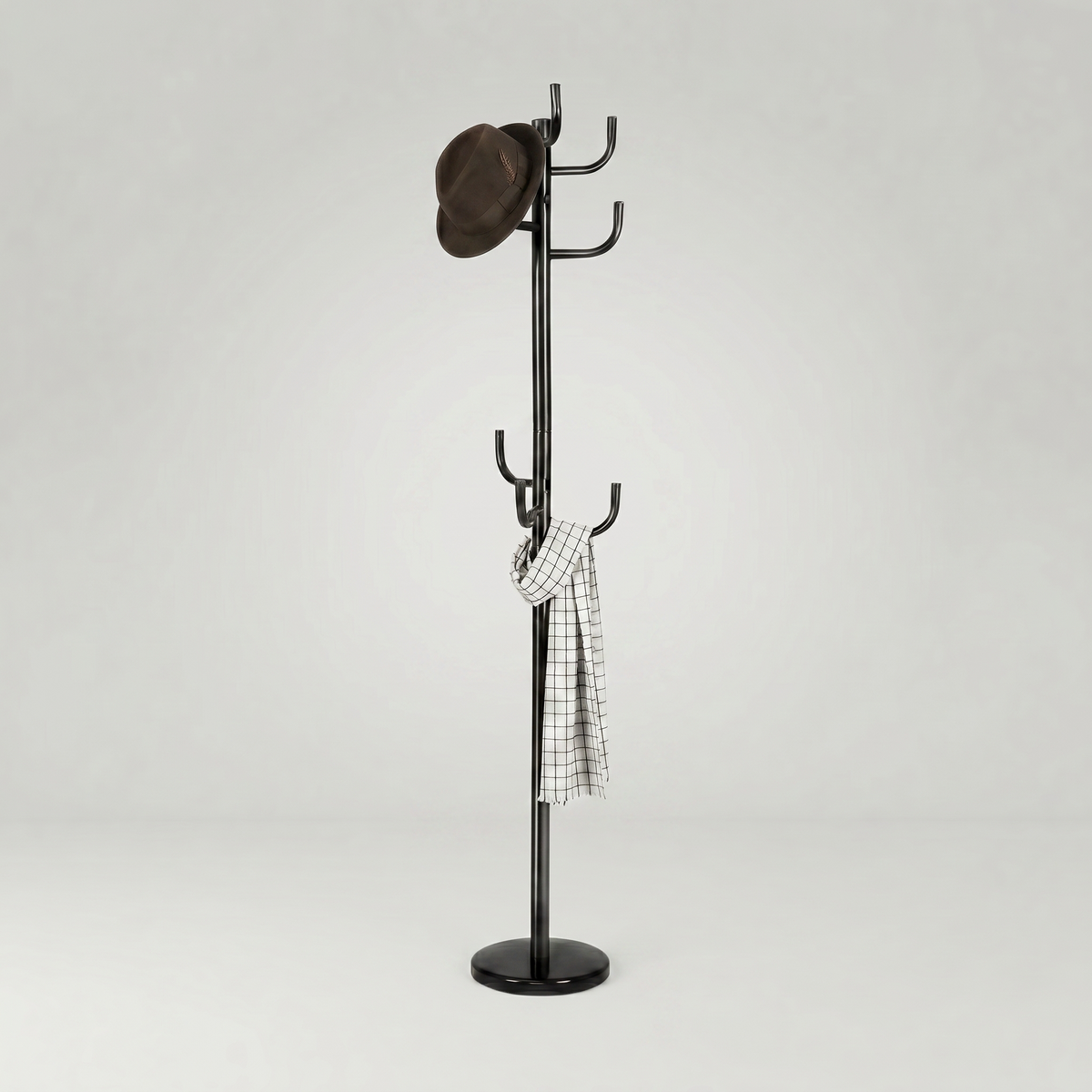 Porte-Manteau sur Pied Noir Métal Perroquet, vue 4 sur 4