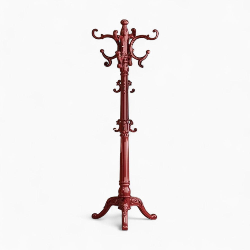 Porte-Manteau sur Pied Rouge Perroquet, vue 3 sur 4